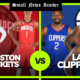 houston rockets vs la clippers match player stats